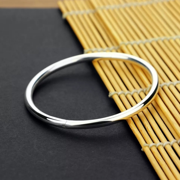 NEW Hinged Bangle Bracelet ☆ 925 Sterling Silver - Picture 12 of 16